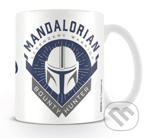 Levně Bílý keramický hrnek Star Wars|Hvězdné války TV seriál The Mandalorian: Bounty Hunter (objem 315 ml)