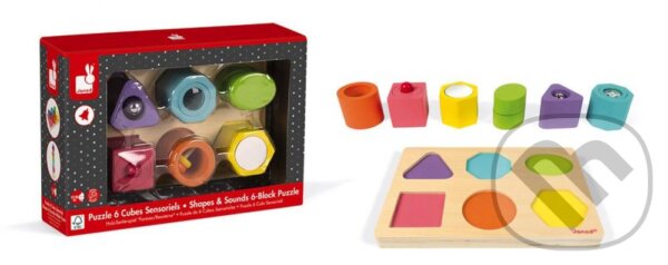 Levně I Wood vkladačka: Tvary a zvuky - puzzle z kategorie Multi puzzle