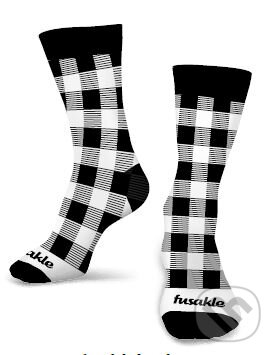 Levně Ponožky Káro blekvajt L (Unisex veľkosť L (veľkosť 43-46))