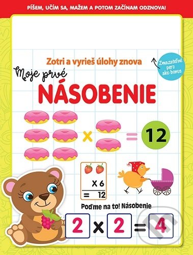 Kniha: Moje prvé násobenie - Zotri a vyrieš úlohy znova (Foni book)