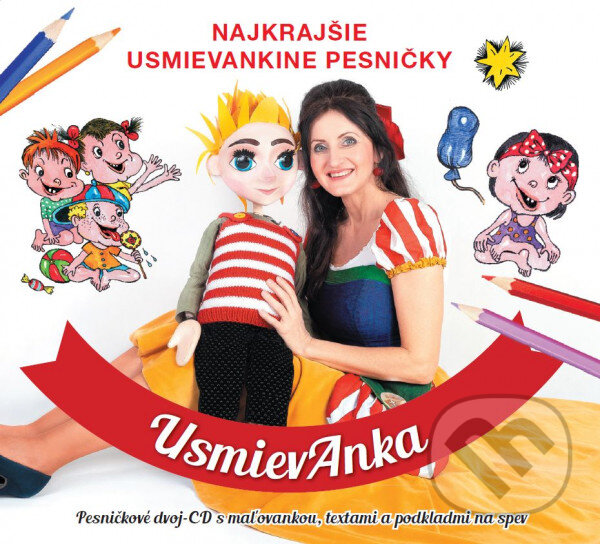 Levně Usmievanka: Najkrajšie Usmievankine pesničky (2 CD + kniha)