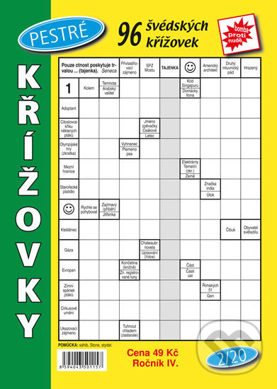 Kniha: Pestré křížovky 2/2020 (Telpres). Telpres, 2020