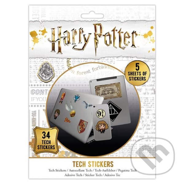 Levně Sada vinylových samolepek Harry Potter - Artefakty