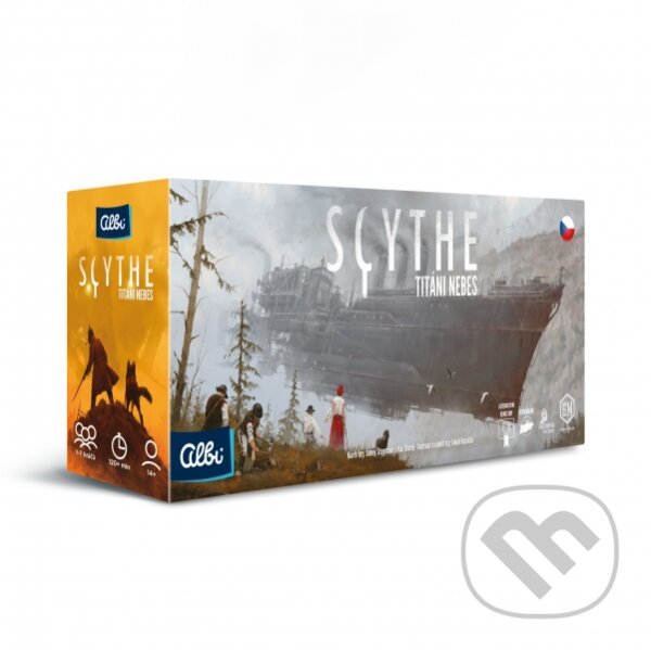 Spoločenská hra: Scythe - Titáni nebies (Albi). Albi, 2020