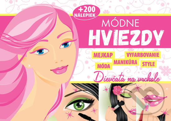 Levně Módne hviezdy - kniha z kategorie Samolepky