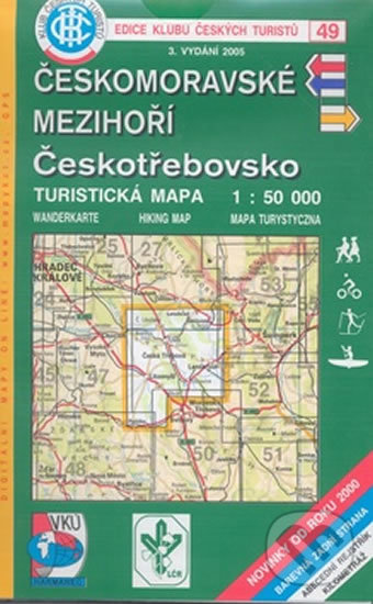 Levně Českomoravské mezihoří - Českotřebovsko (49 - 	1:50 000) - kniha z kategorie Mapy a cestovanie