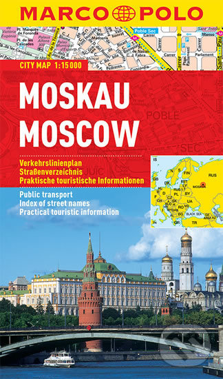 Levně Moskva - lamino - kniha z kategorie Mapy Európy