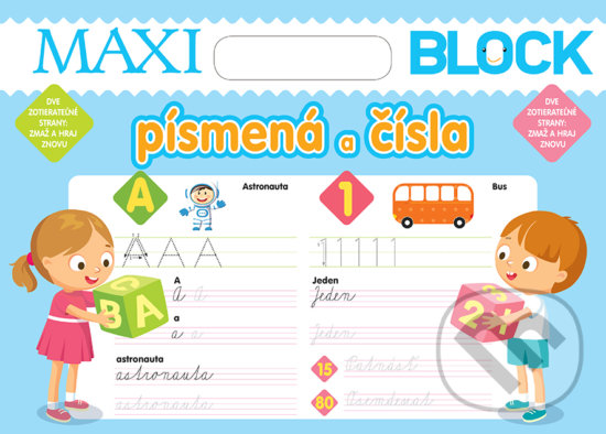 Levně Maxi Blok - písmená a čísla - kniha z kategorie Materská škola a predškoláci