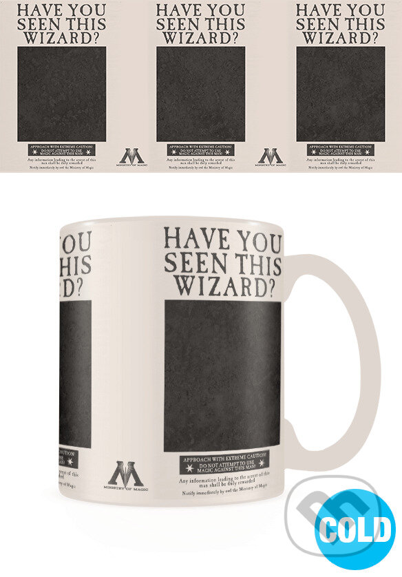 Levně Meniaci sa keramický hrnček Harry Potter: Wanted Sirius Black