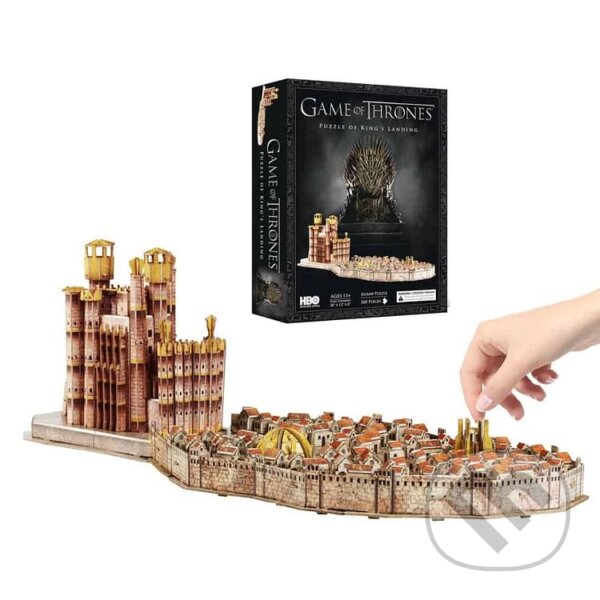Levně Puzzle Game of Thrones: Královo přístaviště 4D - puzzle z kategorie Hra o tróny