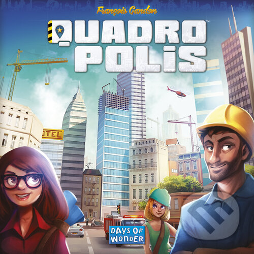 Spoločenská hra: Quadropolis CZ (François Gandon). ADC BF, 2020