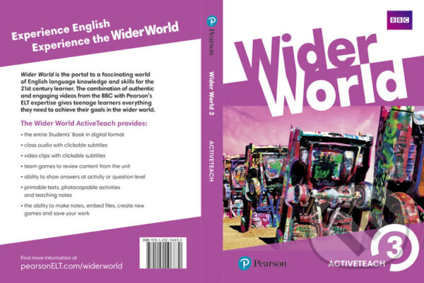 Levně Wider World 3 - Teacher´s ActiveTeach - audiokniha z kategorie Jazykové učebnice a slovníky