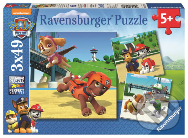 Levně Tlapková Patrola: Psí tým - puzzle z kategorie Maxi dieliky
