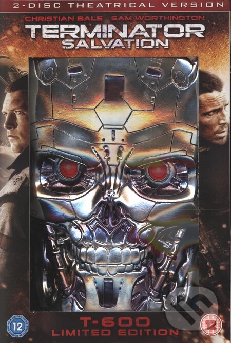 Terminator Salvation 2 DVD - metalická lebka - McG, Bonton Film, 2009
