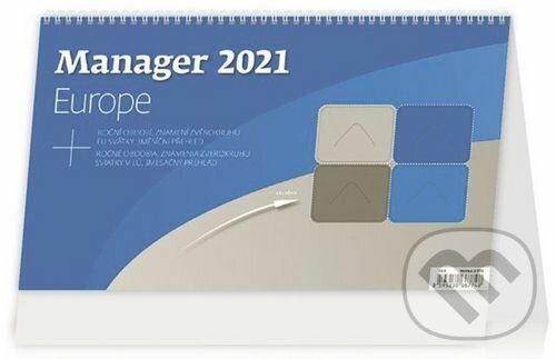 Kalendář 2021 stolní: Manager Europe, Helma365, 2020
