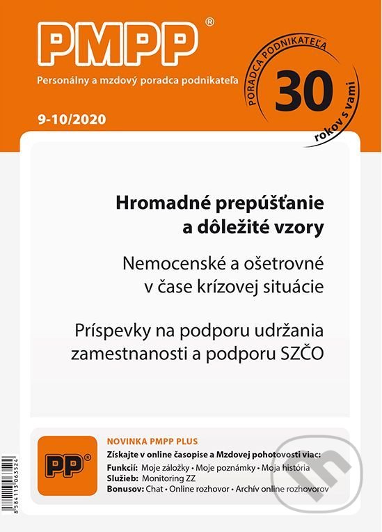 Levně Personálny a mzdový poradca podnikateľa 9-10/2020