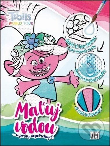 Levně Maľuj vodou: Trolls (...a farby nepotrebuješ!) - kniha z kategorie Omaľovávanky