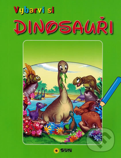 Levně Vybarvi si - Dinosouři - kniha z kategorie Omaľovávanky