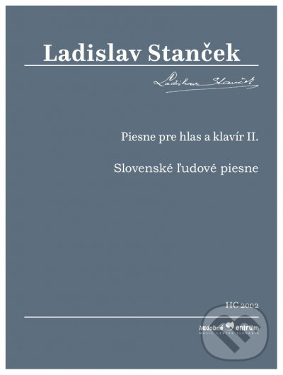 Levně Piesne pre hlas a klavír II. (Slovenské ľudové piesne) - kniha z kategorie Noty