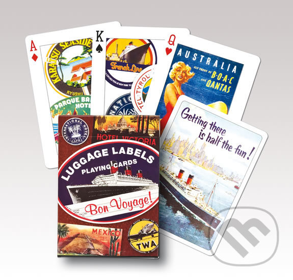 Levně Poker - Luggage Labels - hra z kategorie Karty, hlavolamy