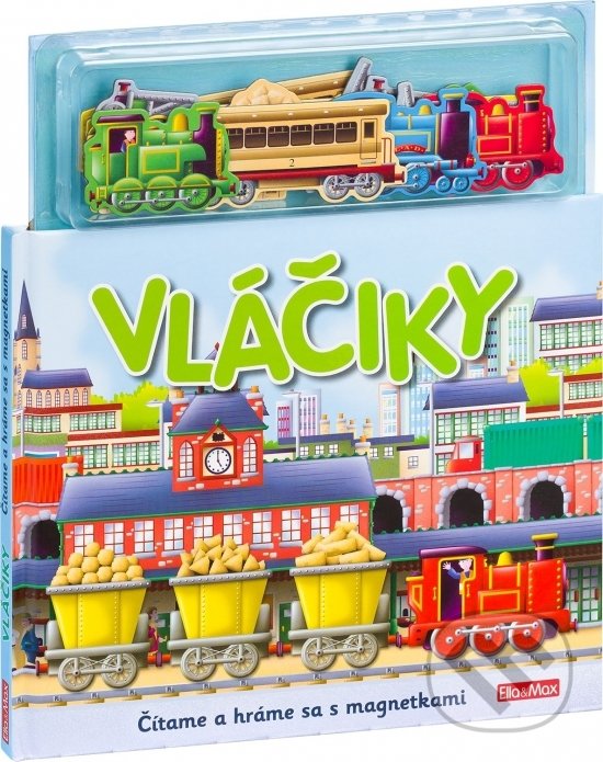 Levně Vláčiky (Knižka s magnetkami) - Paul Dronsfield - kniha z kategorie Pre deti a mládež
