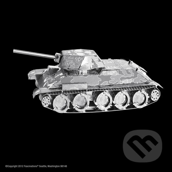 Metal Earth 3D puzzle: T-34 Tank, Piatnik, 2020