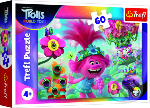 Levně Trollové: Světové turné - puzzle z kategorie 15 – 60 dielikov