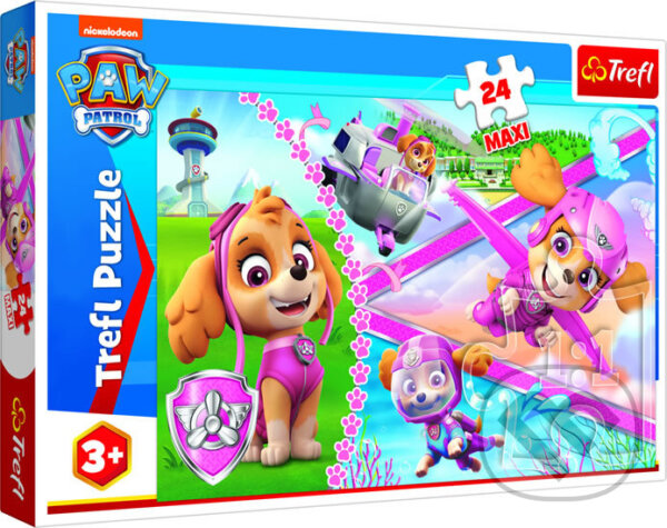 Levně Tlapková patrola: Odvážná Skye MAXI - puzzle z kategorie 15 – 60 dielikov