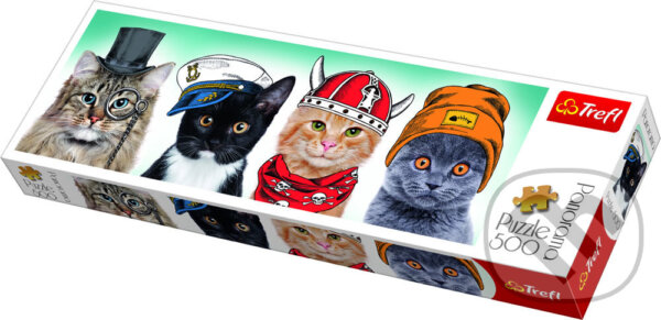 Levně Panoramatické puzzle Hebký tým - puzzle z kategorie Zvieratá