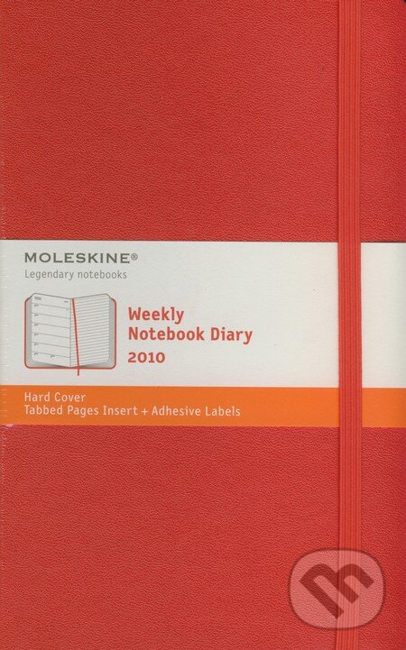 Moleskine - stredný diár 2010 (červený), Moleskine, 2009