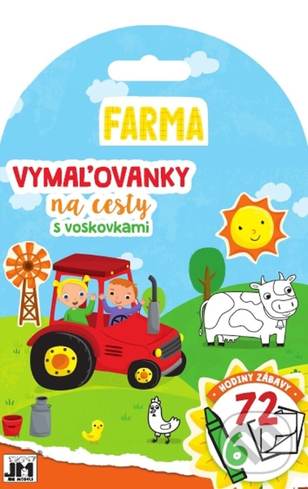 Levně Vymaľovanky na cesty: Farma - kniha z kategorie Omaľovávanky