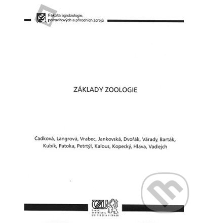 Základy zoologie - kolektiv, Česká zemědělská univerzita v Praze, 2019