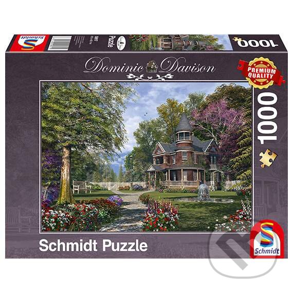 Levně Manor house with tower - puzzle z kategorie Mestá a stavby