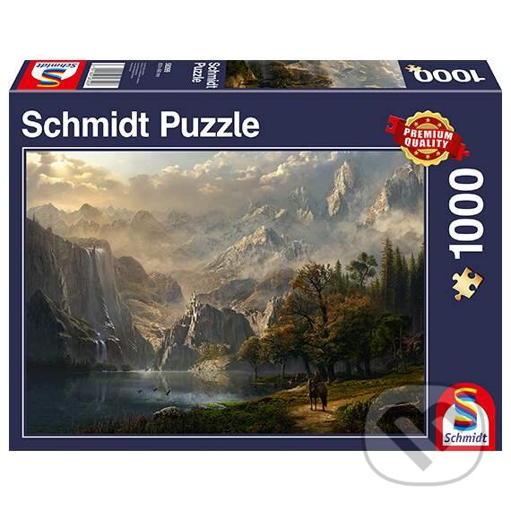 Levně Pastoral waterfall - puzzle z kategorie Prírodné scenérie