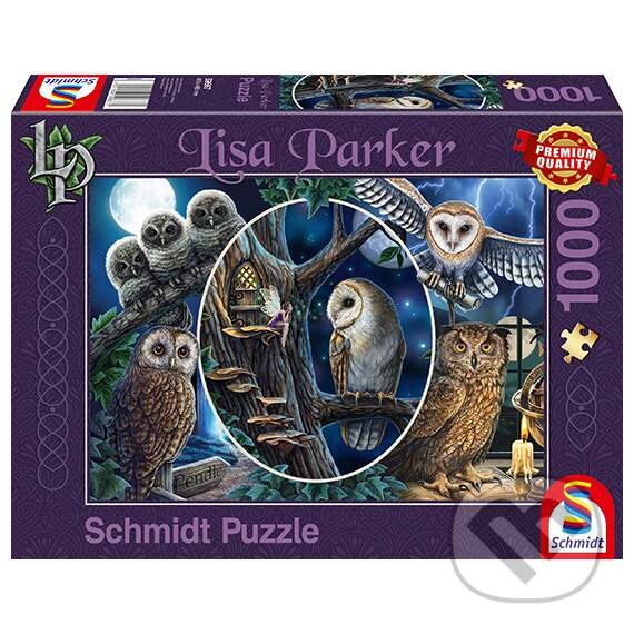 Levně Mysterious owls - puzzle z kategorie Zvieratá