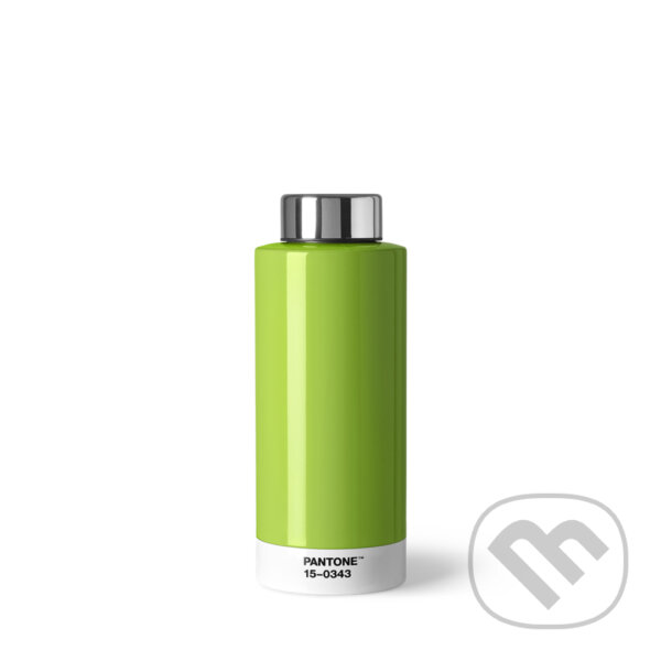 Levně PANTONE Fľaša Steel 0,63l - Green 15-0343