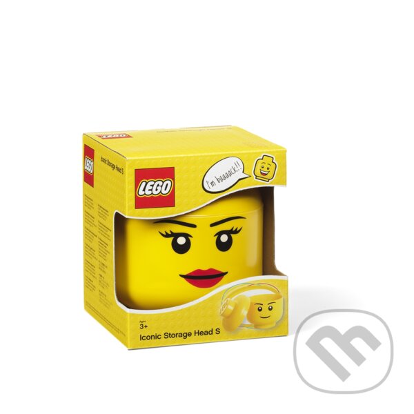 LEGO úložná hlava (velikost S) - dívka, LEGO, 2020