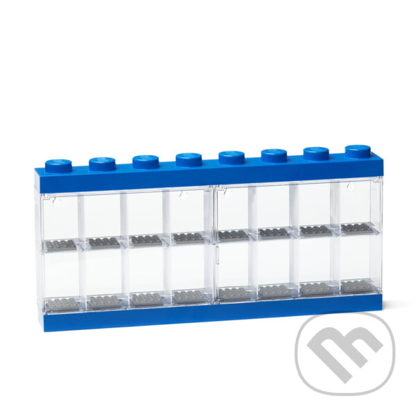 Levně LEGO zberateľská skrinka na 16 minifigúrok - modrá - hra z kategorie LEGO merchandise