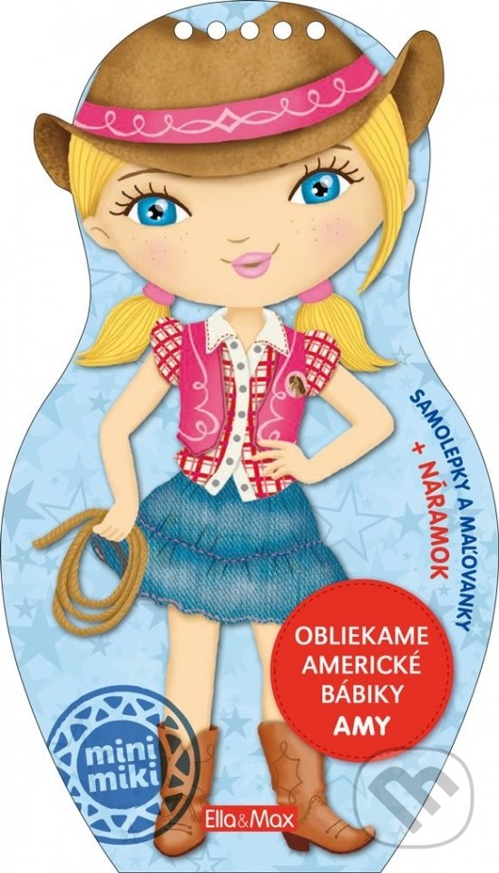 Levně Obliekame americké bábiky - Amy - kolektív autorov - kniha z kategorie Samolepky
