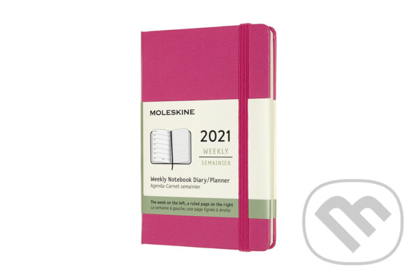 Moleskine - 12-mesačný ružový plánovací diár 2021, Moleskine, 2020