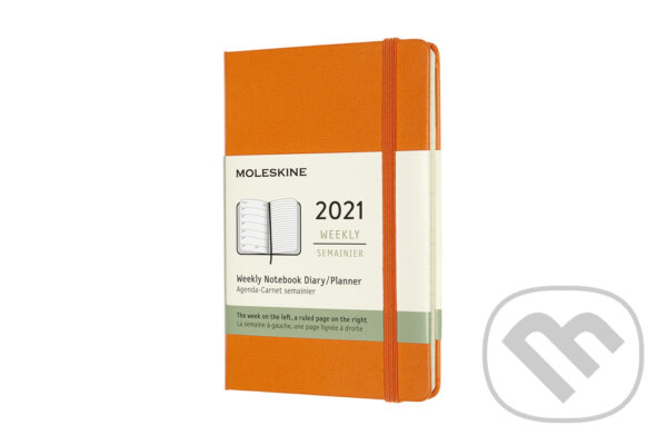 Moleskine - 12-mesačný oranžový plánovací diár 2021, Moleskine, 2020