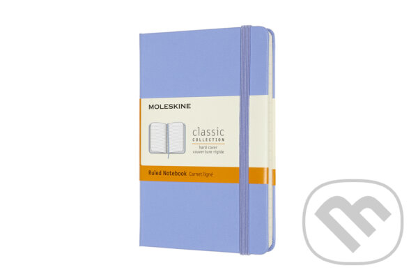 Levně Moleskine - svetlomodrý zápisník (malý, pevná väzba, linajkovaný)