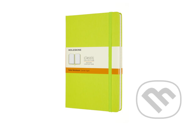Levně Moleskine - zápisník žltozelený (stredný, linajkovaný, tvrdá väzba)