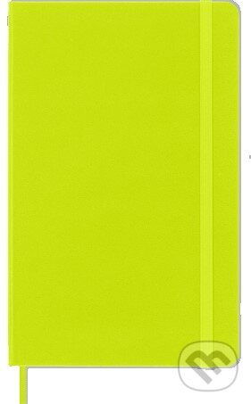 Levně Moleskine - žltozelený zápisník (stredný, čistý, pevná väzba, elastické zatváranie)