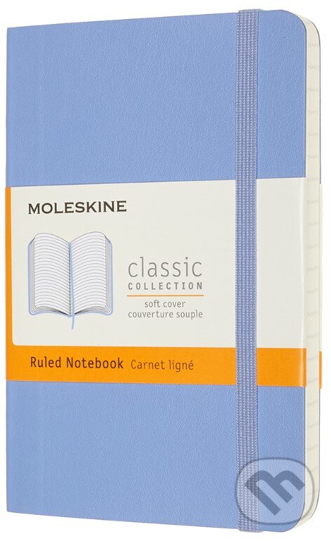 Levně Moleskine - svetlomodrý zápisník (malý, linajkovaný)