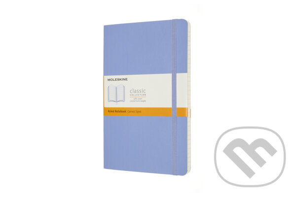 Levně Moleskine - zápisník svetlomodrý (stredný, linajkovaný, mäkká väzba)