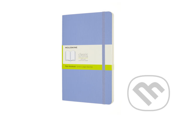 Levně Moleskine - zápisník svetlomodrý (stredný, čistý, mäkká väzba)