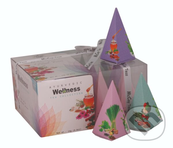 Levně Čaj zelený WELLNESS 12x2g Liran pyramída