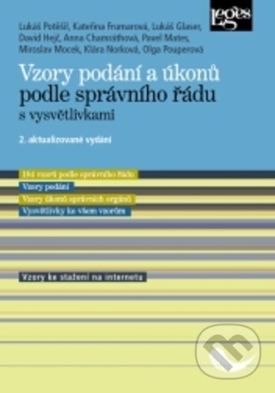 Levně Vzory podání a úkonů podle správního řádu s vysvětlivkami - kniha z kategorie Správne právo