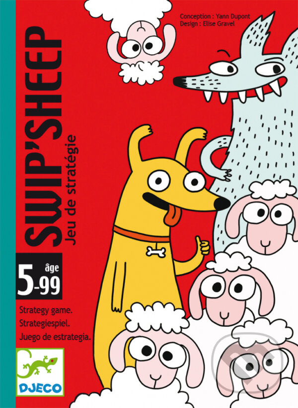 Spoločenská hra: Swip´Sheep – Krádež oviec (Djeco). Djeco, 2020